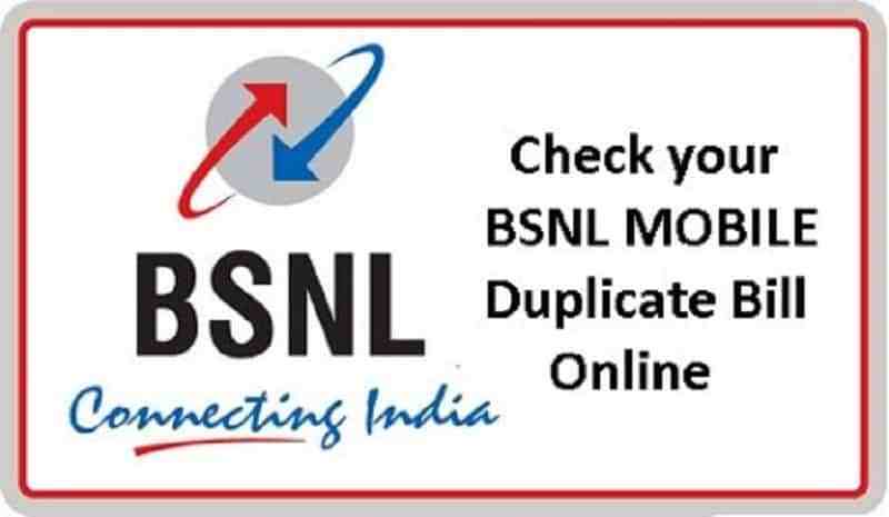 How to download bsnl landline bill history